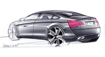 Citroen C5 Design Sketch