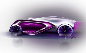 Citroen design Sketch by Ian Kettle