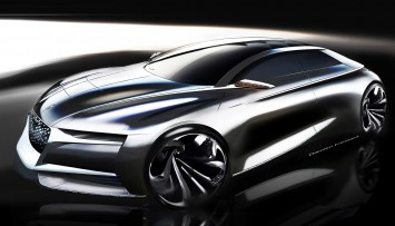 Citroen Divine DS Concept - Design Sketch by Damien Fressard