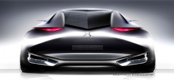 Citroen Divine DS Concept - Design Sketch by Damien Fressard