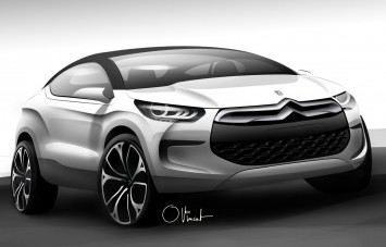 Citroen DS High Rider Concept - Design Sketch