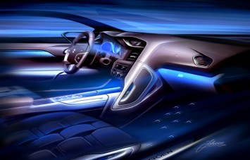 Citroen DS High Rider - Interior Design Sketch