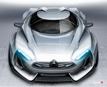 Citroen GT Concept Design Sketch