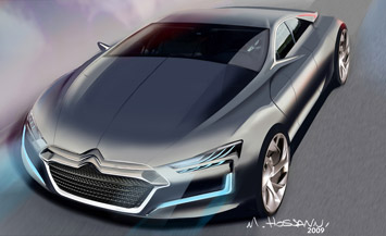 Citroen Metropolis Concept Design Sketch