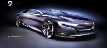 Citroen Numero 9 Concept Design Sketch