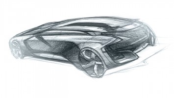 Citroen Numero 9 Concept Design Sketch