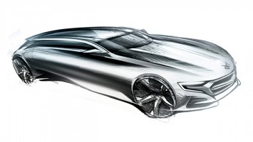 Citroen Numero 9 Concept Design Sketch