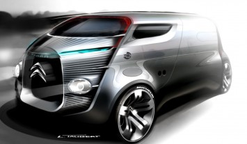 Citroen Tubik Concept Design Sketch