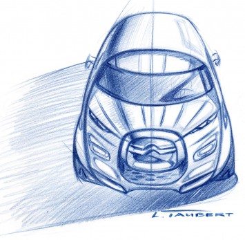 Citroen Tubik Concept Design Sketch