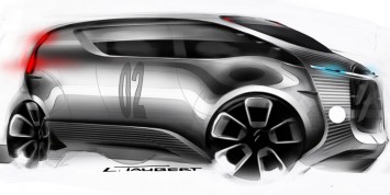 Citroen Tubik Concept Design Sketch