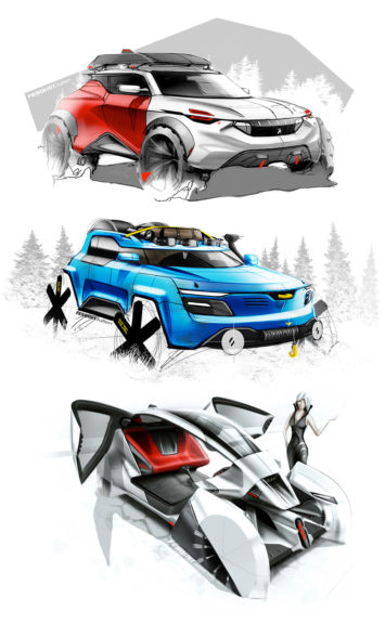 Concept Design Sketches by Julien Fesquet