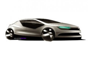 Coupe design sketch by Eduardo Barba