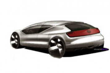 Coupe design sketch by Eduardo Barba