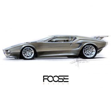 Custom Pantera Concept Design Rendering by Chip Foose