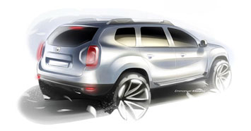 Dacia Duster Design Sketch