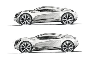 Datsun XLink Design Sketches