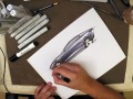 How to Sketch Car Reflections with Copic Markers