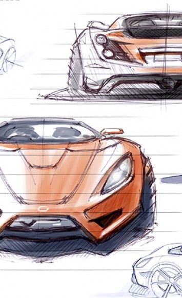 Detroit Electric SP-01 Design Sketches