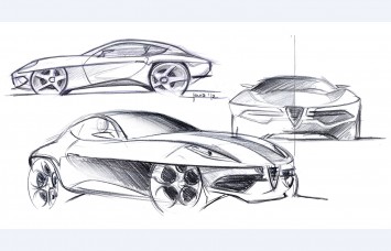 Disco Volante Concept 2012 Design Sketches