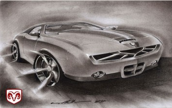 Dodge Charger Concept design sketch