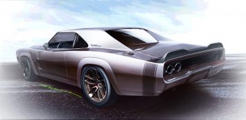 Dodge Super Charger 1968 Concept Design Sketch