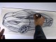 Drawing Cars on Newsprint Paper #4