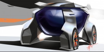 Driven Concept by Wayne Ho - Design Sketch