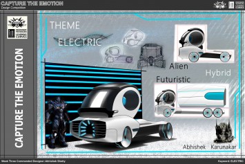 Electric Truck Concept Design Sketch by Abhishek Shetty