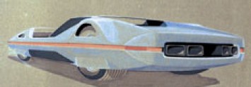 Ferrari 512 Modulo design sketch