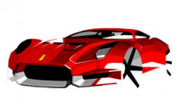 Ferrari Concept Design Sketch