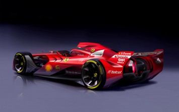 Ferrari F1 Concept design sketch render