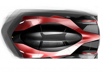 Ferrari F25 Superfast Design Sketch