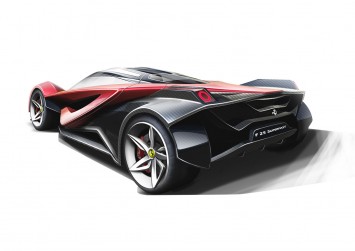 Ferrari F25 Superfast Design Sketch