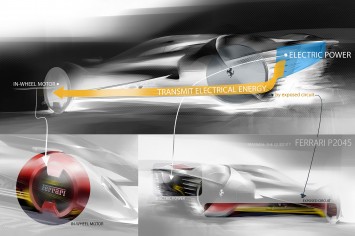 Ferrari P2045 by Jiyeong Vera Park - Design Sketches