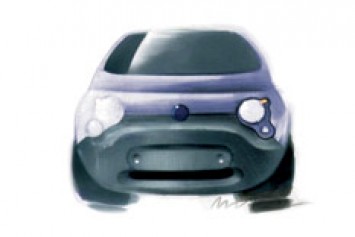 Fiat 500 design sketch