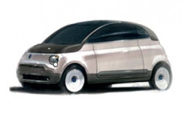 Fiat 500 design sketch