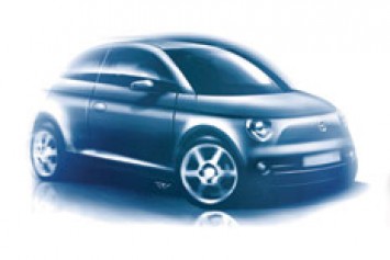 Fiat 500 design sketch