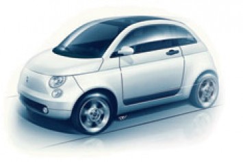 Fiat 500 design sketch