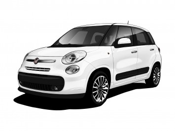 Fiat 500L Design Sketch