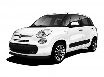 Fiat 500L Design Sketch