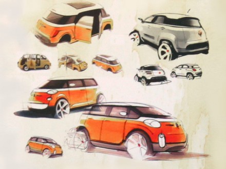 Fiat 500L: design videos