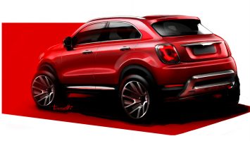 Fiat 500X Design Sketch