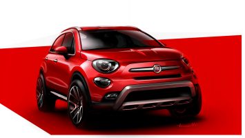 Fiat 500X Design Sketch