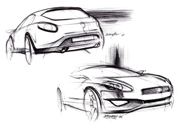 Fiat Bravo Design Sketch