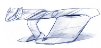 Fiat Mio FCC III Concept Interior Design Sketch