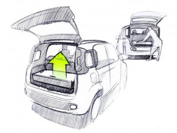 Fiat Panda Design Sketch