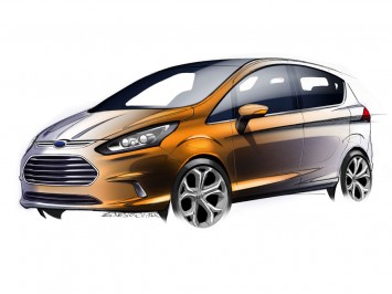 Ford B-MAX Design Sketch