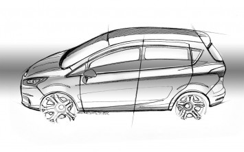 Ford B-MAX Design Sketch