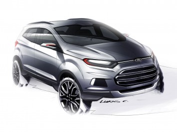 Ford EcoSport Concept Design Sketch