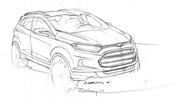 Ford EcoSport Concept Design Sketch